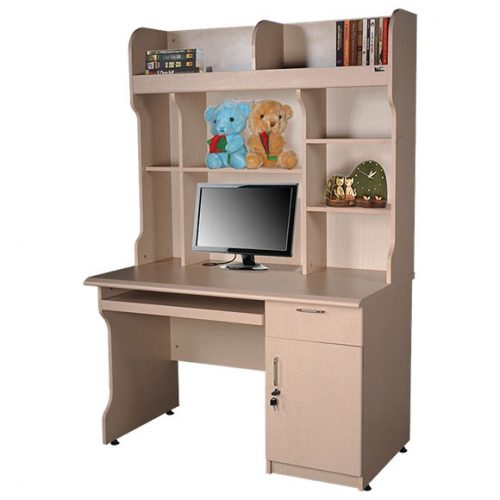 Bàn học liền kệ NTB02