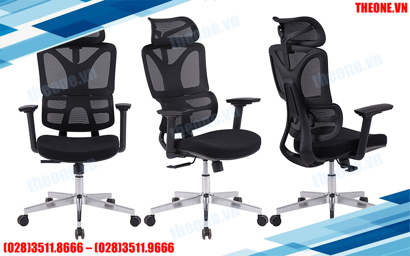 Ghế lưới lưng cao công thái học GLE19
