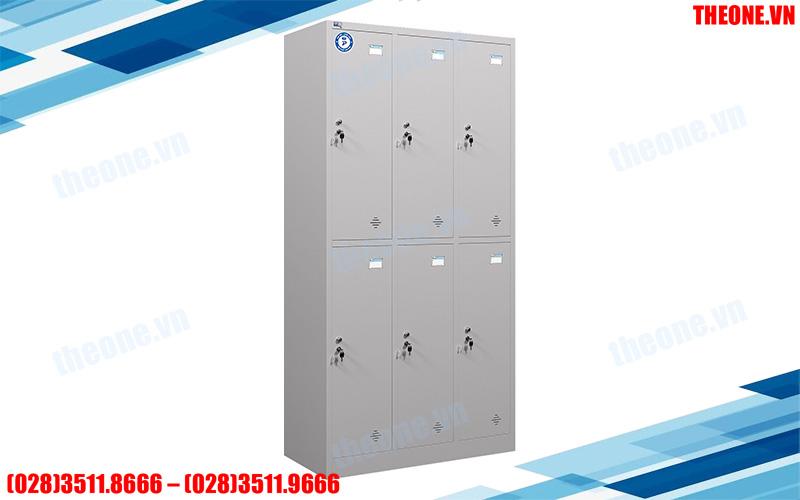 Tủ locker 6 cánh TU982-3KP